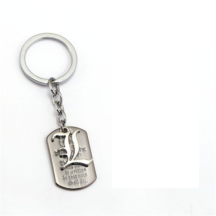 Anime DN Death Note Keychain 2 Style Cross Dog Tag Key Ring Holder Metal Fashion Car Bag Chaveiro Key Chain Pendant Jewelry Anime DN Death Note Keychain 2 Style Cross Dog Tag Key Ring Holder Metal Fashion Car Bag Chaveiro Key Chain Pendant Jewelry
