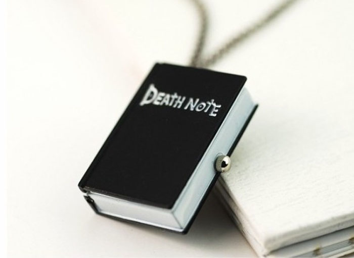 Anime DN Death Note Two in One Necklace & Pocket Watch - Quartz