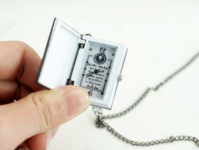 Anime DN Death Note Two in One Necklace & Pocket Watch - Quartz