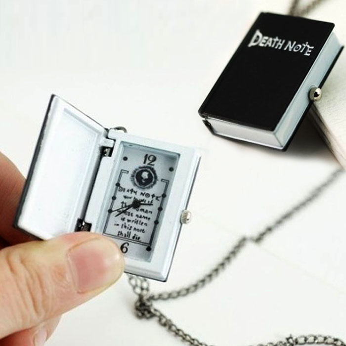 Anime DN Death Note Two in One Necklace & Pocket Watch - Quartz