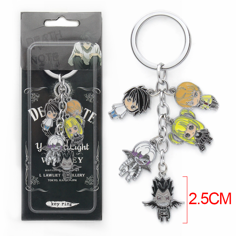 Bestselling Anime DN Death Note KeyChains Set Bestselling Anime DN Death Note KeyChains Set