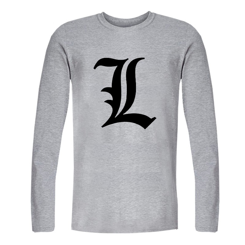 Anime DN Death Note L Cotton Long Sleeve T-Shirts - 7 Colors Anime DN Death Note L Cotton Long Sleeve T-Shirts - 7 Colors
