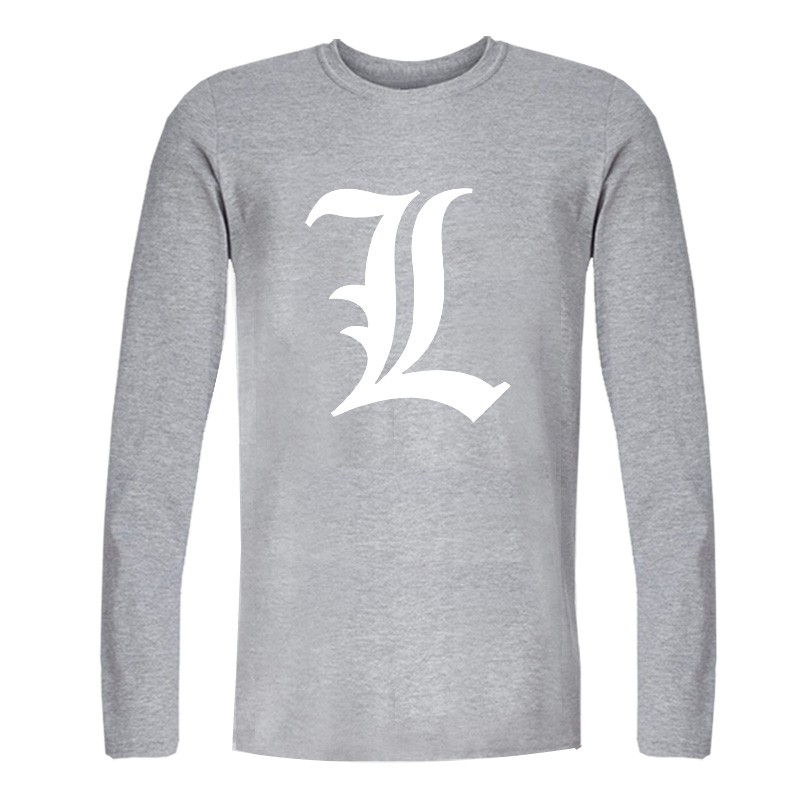 Anime DN Death Note L Cotton Long Sleeve T-Shirts - 7 Colors Anime DN Death Note L Cotton Long Sleeve T-Shirts - 7 Colors