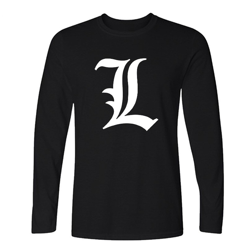 Anime DN Death Note L Cotton Long Sleeve T-Shirts - 7 Colors Anime DN Death Note L Cotton Long Sleeve T-Shirts - 7 Colors