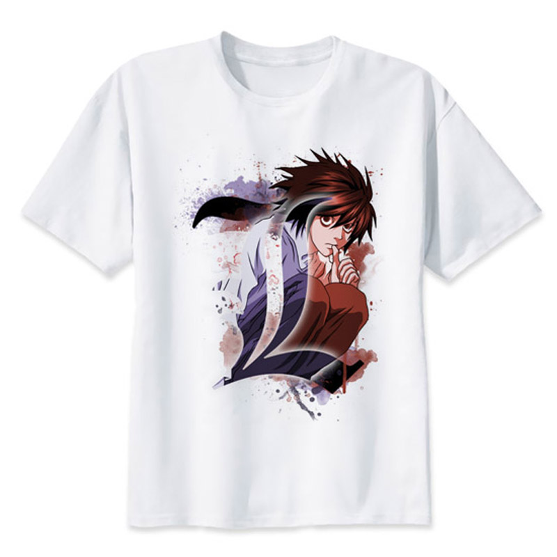 death note t shirt fashion men hip hop punk clothings short sleeve men tee shirts cool male t-shirt anime clothes