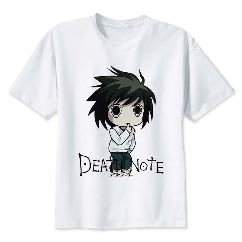 death note t shirt fashion men hip hop punk clothings short sleeve men tee shirts cool male t-shirt anime clothes