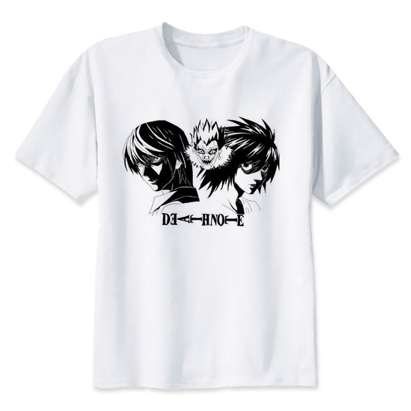 death note t shirt fashion men hip hop punk clothings short sleeve men tee shirts cool male t-shirt anime clothes