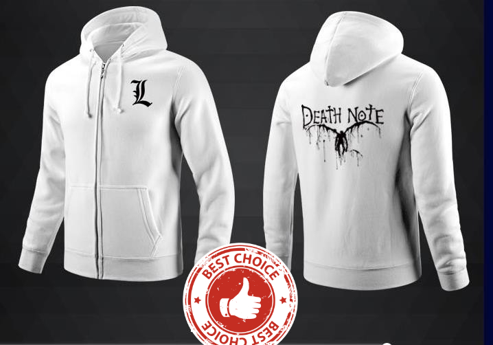 New Japan Hoodies Anime DN Death Note Sweatshirt Men Jacket Hoodie S M L XL XXL New Japan Hoodies Anime DN Death Note Sweatshirt Men Jacket Hoodie S M L XL XXL