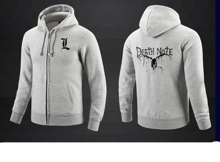 New Japan Hoodies Anime DN Death Note Sweatshirt Men Jacket Hoodie S M L XL XXL New Japan Hoodies Anime DN Death Note Sweatshirt Men Jacket Hoodie S M L XL XXL