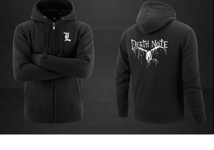 New Japan Hoodies Anime DN Death Note Sweatshirt Men Jacket Hoodie S M L XL XXL New Japan Hoodies Anime DN Death Note Sweatshirt Men Jacket Hoodie S M L XL XXL