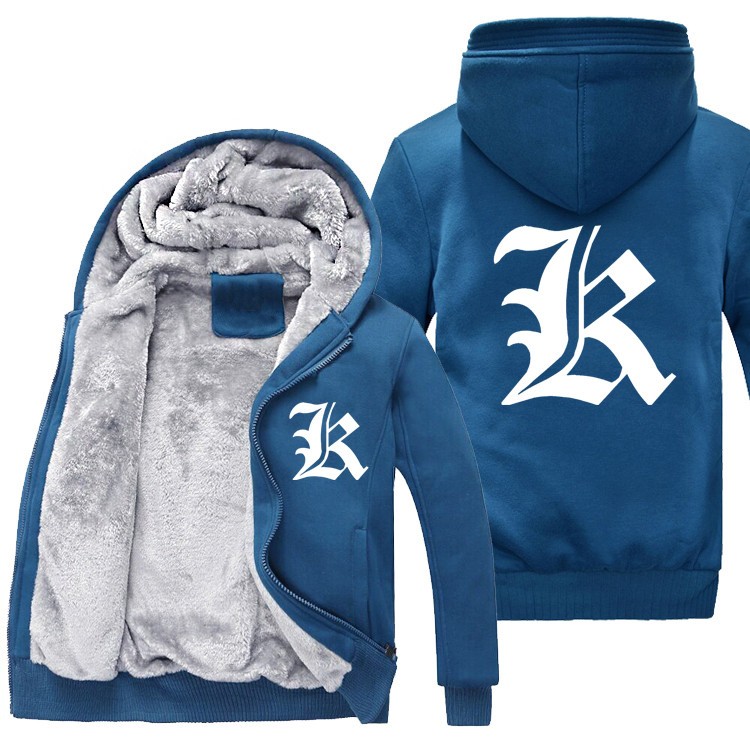 Anime DN Death Note Thick jacket Death Ryuuku winter warm Flannel Hoodie Coat Unisex Cashmere Sweatshirts Hooded Windbreaker Hot Slae New