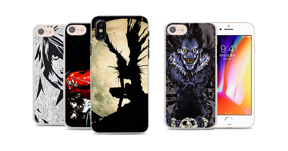 MOUGOL Anime DN Death Note design hard clear Case Cover for Apple iPhone 7 6 6s Plus SE 4s 5 5s 5c Phone Case