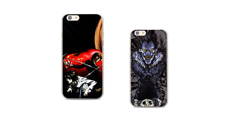 MOUGOL Anime DN Death Note design hard clear Case Cover for Apple iPhone 7 6 6s Plus SE 4s 5 5s 5c Phone Case