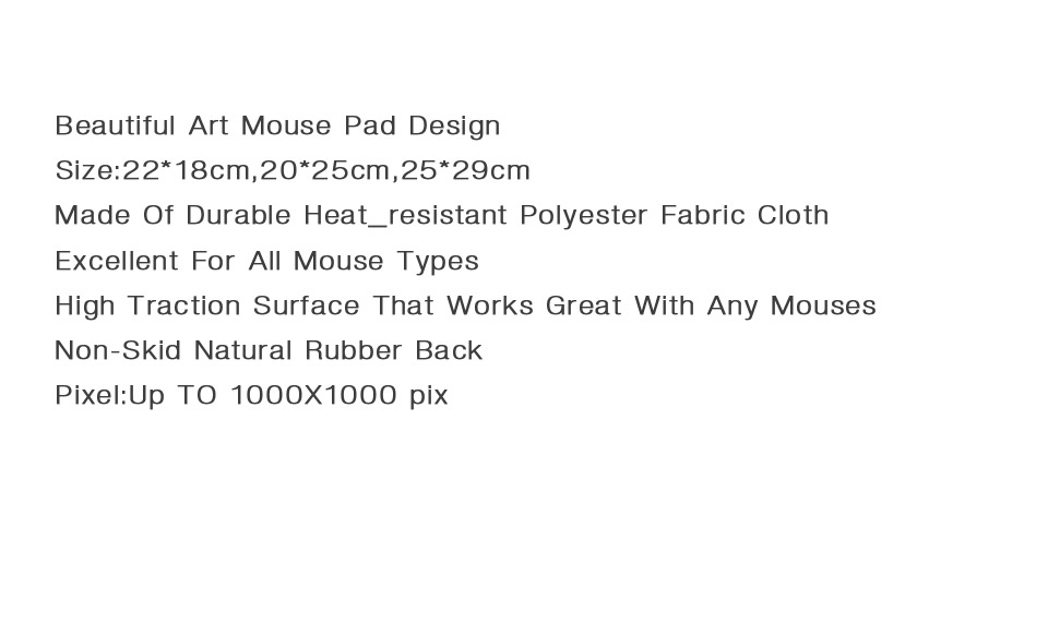 Anime DN Death Note Rectangle Silicon Durable Mouse Pad (Two SIzes)