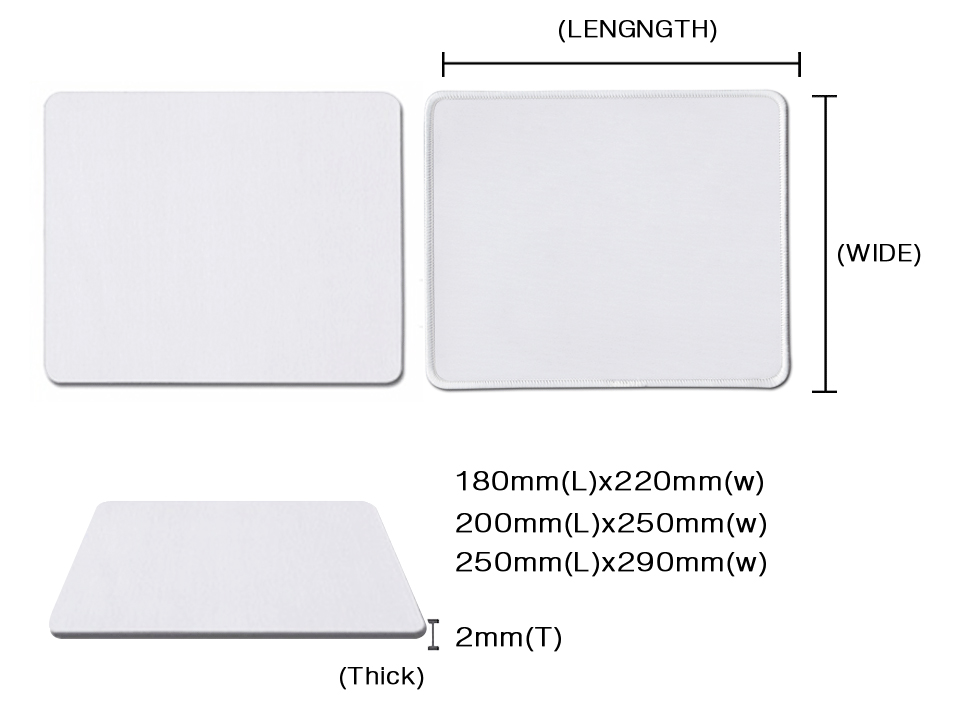 Anime DN Death Note Rectangle Silicon Durable Mouse Pad (Two SIzes)