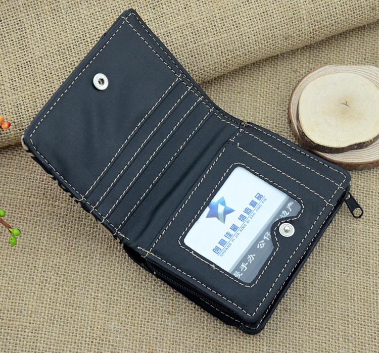 Anime DN Death Note Black Leather Mini Wallet Anime DN Death Note Black Leather Mini Wallet