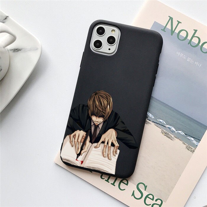 Anime DN Death Note Ryuk kira Phone Case for iPhone 12 Mini 11 Pro X XS Max XR 8 7 6 6s Plus Soft Black Protect Cover