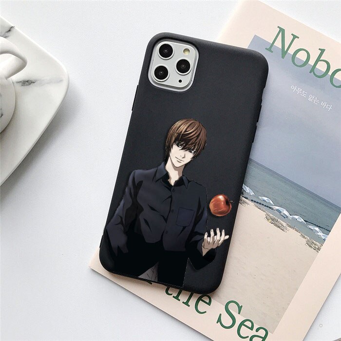 Anime DN Death Note Ryuk kira Phone Case for iPhone 12 Mini 11 Pro X XS Max XR 8 7 6 6s Plus Soft Black Protect Cover