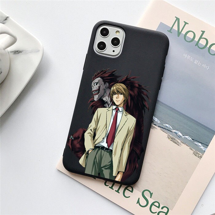 Anime DN Death Note Ryuk kira Phone Case for iPhone 12 Mini 11 Pro X XS Max XR 8 7 6 6s Plus Soft Black Protect Cover