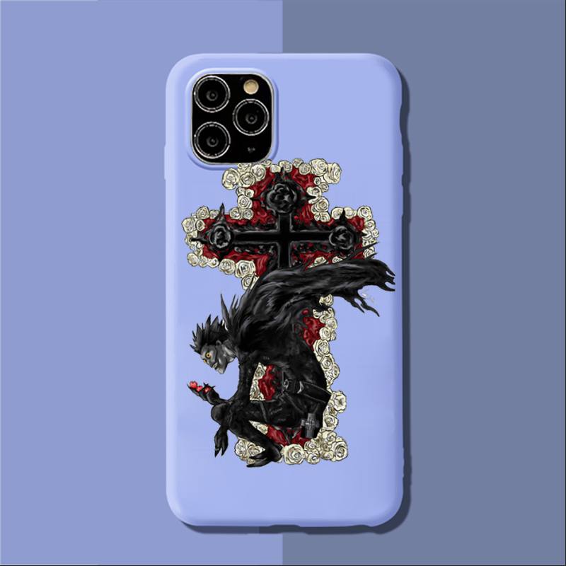 Anime DN Death Note Ryuk Phone Case For IPhone 12 Pro Max 6 6s 7 8 Plus XS XR 12mini Se 202iphone 11 Pro Max Candy Case