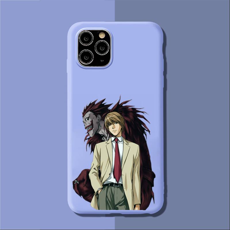 Anime DN Death Note Ryuk Phone Case For IPhone 12 Pro Max 6 6s 7 8 Plus XS XR 12mini Se 202iphone 11 Pro Max Candy Case