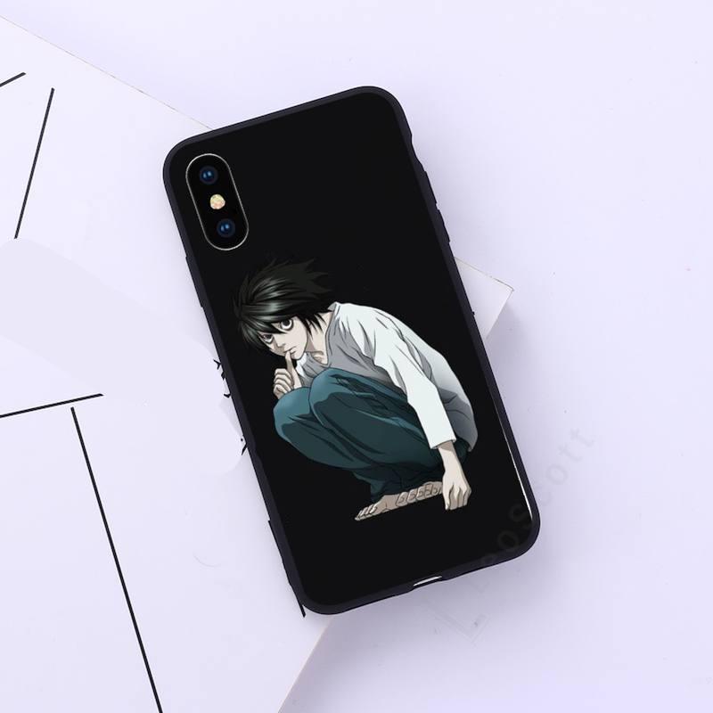Manga Anime DN Death Note Notebook pattern Phone Case for iPhone 11 12 pro XS MAX 8 7 6 6S Plus X 5S SE 2020 XR