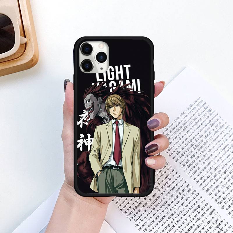 Anime DN Death Note Ryuk kira anime Phone Case for iPhone 11 12 pro XS MAX 8 7 6 6S Plus X 5S SE 2020 XR Luxury brand shell funda coque Anime DN Death Note Ryuk kira anime Phone Case for iPhone 11 12 pro XS MAX 8 7 6 6S Plus X 5S SE 2020 XR Luxury brand shell funda coque