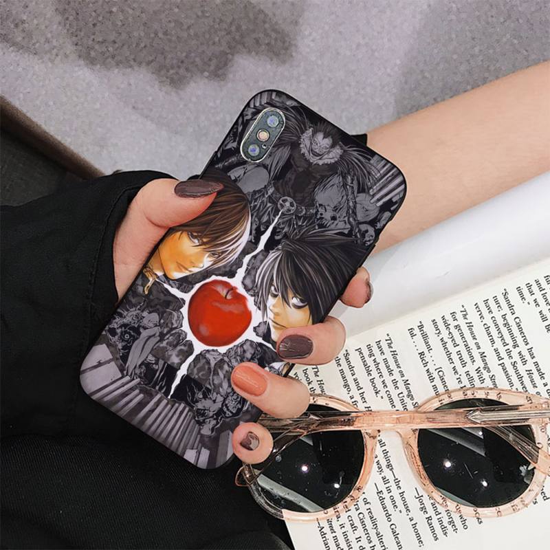 FHNBLJ DEATH NOTE L Lawliet Phone Case for iPhone 8 7 6 6S Plus X 5S SE 2020 XR 11 12 pro XS MAX