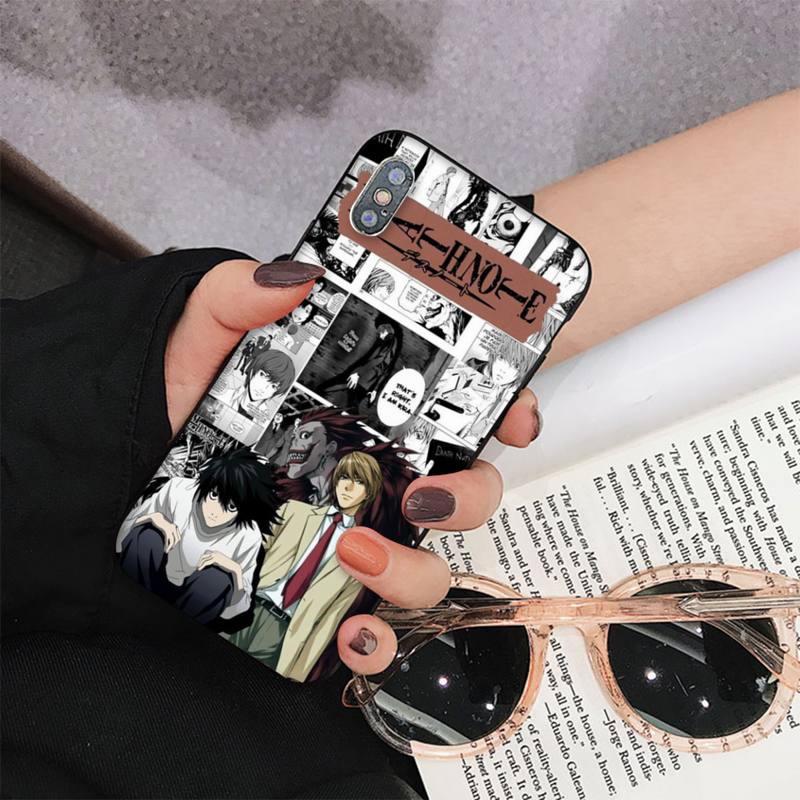 FHNBLJ DEATH NOTE L Lawliet Phone Case for iPhone 8 7 6 6S Plus X 5S SE 2020 XR 11 12 pro XS MAX