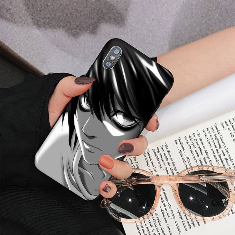 FHNBLJ DEATH NOTE L Lawliet Phone Case for iPhone 8 7 6 6S Plus X 5S SE 2020 XR 11 12 pro XS MAX