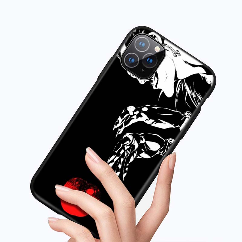 death note For Apple iPhone 12 11 Pro Max mini XS Max XR X 8 7 6 6S Plus 5S SE 2020 Soft Black Phone Case