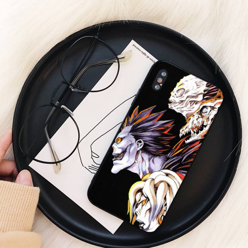 MaiYaCa Anime DN Death Note Ryuk kira Phone Case For iphone 12pro max 11 12 pro XS MAX 8 7 6 6S Plus X 5S SE 2020 XR cover MaiYaCa Anime DN Death Note Ryuk kira Phone Case For iphone 12pro max 11 12 pro XS MAX 8 7 6 6S Plus X 5S SE 2020 XR cover