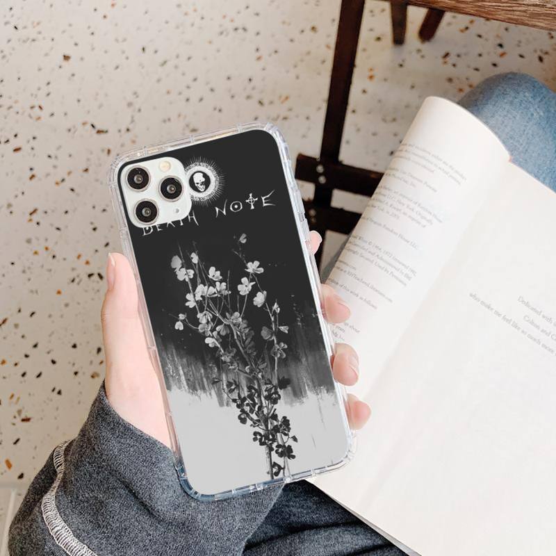 light yagami DEATH NOTE Phone Case Transparent for iPhone 11 12 mini pro XS MAX 8 7 6 6S Plus X 5S SE 2020 XR light yagami DEATH NOTE Phone Case Transparent for iPhone 11 12 mini pro XS MAX 8 7 6 6S Plus X 5S SE 2020 XR