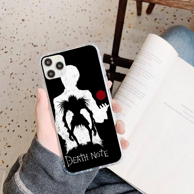 light yagami DEATH NOTE Phone Case Transparent for iPhone 11 12 mini pro XS MAX 8 7 6 6S Plus X 5S SE 2020 XR light yagami DEATH NOTE Phone Case Transparent for iPhone 11 12 mini pro XS MAX 8 7 6 6S Plus X 5S SE 2020 XR
