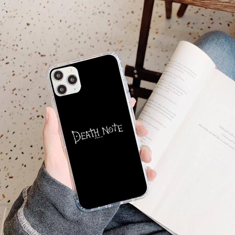 light yagami DEATH NOTE Phone Case Transparent for iPhone 11 12 mini pro XS MAX 8 7 6 6S Plus X 5S SE 2020 XR light yagami DEATH NOTE Phone Case Transparent for iPhone 11 12 mini pro XS MAX 8 7 6 6S Plus X 5S SE 2020 XR