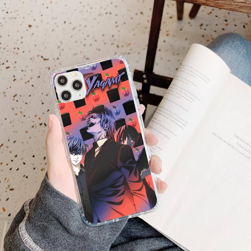 light yagami DEATH NOTE Phone Case Transparent for iPhone 11 12 mini pro XS MAX 8 7 6 6S Plus X 5S SE 2020 XR light yagami DEATH NOTE Phone Case Transparent for iPhone 11 12 mini pro XS MAX 8 7 6 6S Plus X 5S SE 2020 XR