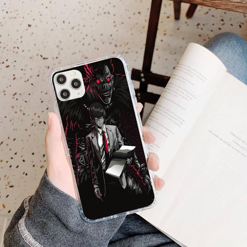 light yagami DEATH NOTE Phone Case Transparent for iPhone 11 12 mini pro XS MAX 8 7 6 6S Plus X 5S SE 2020 XR light yagami DEATH NOTE Phone Case Transparent for iPhone 11 12 mini pro XS MAX 8 7 6 6S Plus X 5S SE 2020 XR