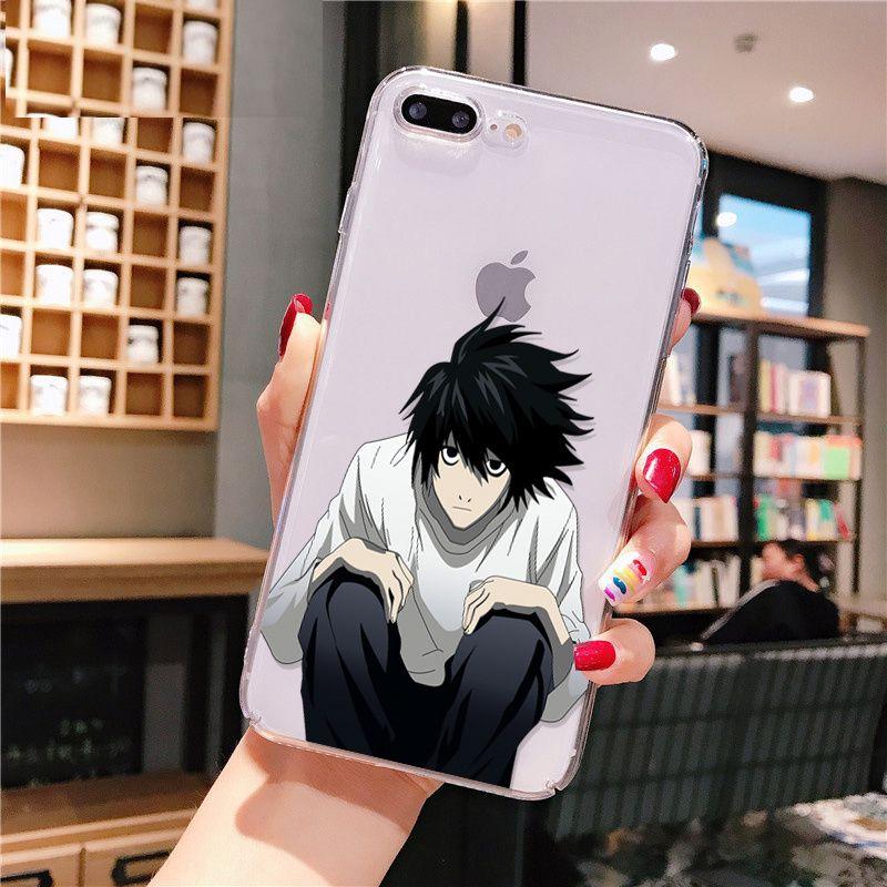 Anime DN Death Note Pattern TPU Soft Phone Case For iPhone 11 6 6s 7 8 Plus 11 Pro XS Max XR SE 2020 funda Cover Coque Shell Anime DN Death Note Pattern TPU Soft Phone Case For iPhone 11 6 6s 7 8 Plus 11 Pro XS Max XR SE 2020 funda Cover Coque Shell