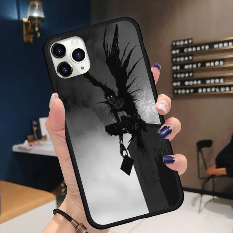 Anime DN Death Note Ryuk kira Phone Case for iPhone 11 12 mini pro XS MAX 8 7 6 6S Plus X 5S SE 2020 XR Anime DN Death Note Ryuk kira Phone Case for iPhone 11 12 mini pro XS MAX 8 7 6 6S Plus X 5S SE 2020 XR