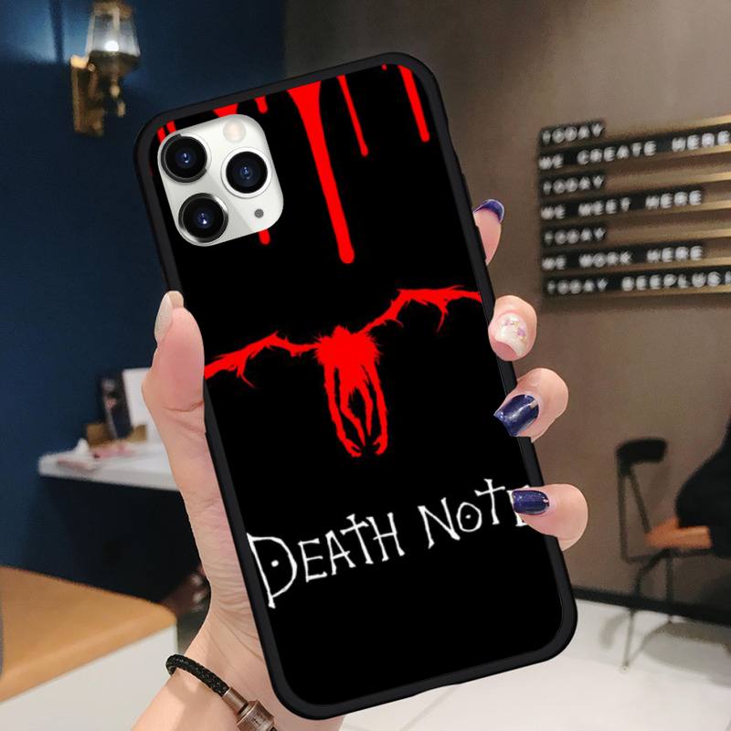 Anime DN Death Note Ryuk kira Phone Case for iPhone 11 12 mini pro XS MAX 8 7 6 6S Plus X 5S SE 2020 XR Anime DN Death Note Ryuk kira Phone Case for iPhone 11 12 mini pro XS MAX 8 7 6 6S Plus X 5S SE 2020 XR