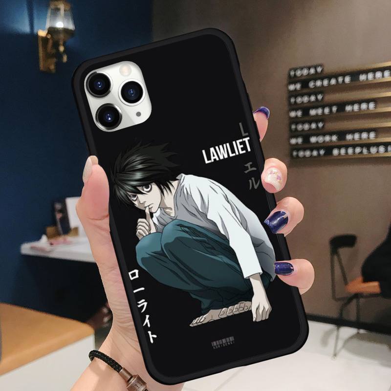 Anime DN Death Note Ryuk kira Phone Case for iPhone 11 12 mini pro XS MAX 8 7 6 6S Plus X 5S SE 2020 XR Anime DN Death Note Ryuk kira Phone Case for iPhone 11 12 mini pro XS MAX 8 7 6 6S Plus X 5S SE 2020 XR
