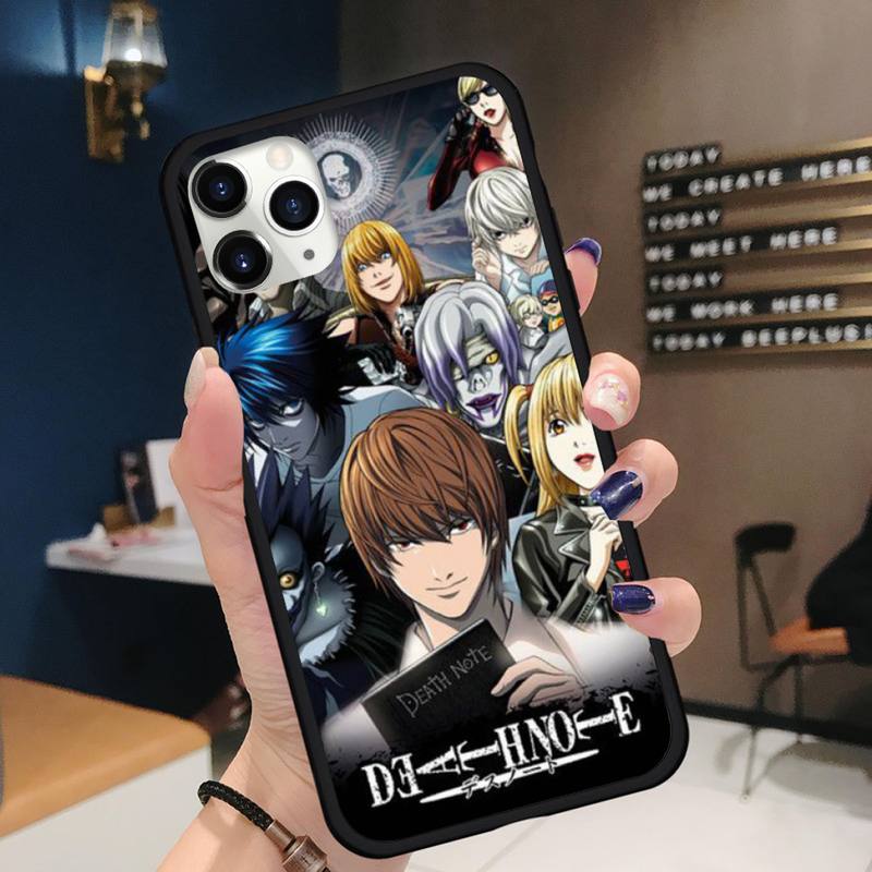 Anime DN Death Note Ryuk kira Phone Case for iPhone 11 12 mini pro XS MAX 8 7 6 6S Plus X 5S SE 2020 XR Anime DN Death Note Ryuk kira Phone Case for iPhone 11 12 mini pro XS MAX 8 7 6 6S Plus X 5S SE 2020 XR