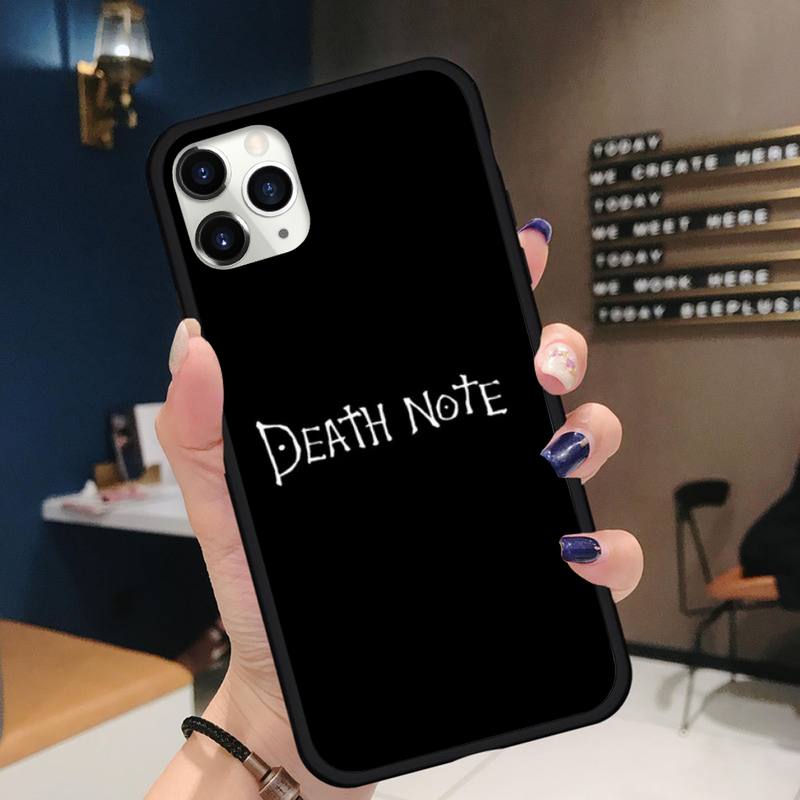 Anime DN Death Note Ryuk kira Phone Case for iPhone 11 12 mini pro XS MAX 8 7 6 6S Plus X 5S SE 2020 XR Anime DN Death Note Ryuk kira Phone Case for iPhone 11 12 mini pro XS MAX 8 7 6 6S Plus X 5S SE 2020 XR