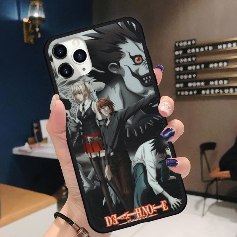 Anime DN Death Note Ryuk kira Phone Case for iPhone 11 12 mini pro XS MAX 8 7 6 6S Plus X 5S SE 2020 XR Anime DN Death Note Ryuk kira Phone Case for iPhone 11 12 mini pro XS MAX 8 7 6 6S Plus X 5S SE 2020 XR