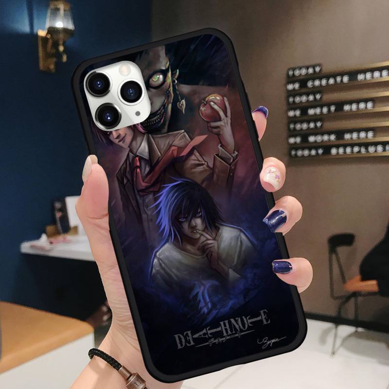 Anime DN Death Note Ryuk kira Phone Case for iPhone 11 12 mini pro XS MAX 8 7 6 6S Plus X 5S SE 2020 XR Anime DN Death Note Ryuk kira Phone Case for iPhone 11 12 mini pro XS MAX 8 7 6 6S Plus X 5S SE 2020 XR