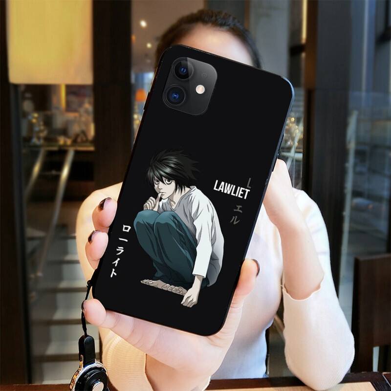 DEATH NOTE L Lawliet Phone Case For iphone 12 11 Pro Max Mini XS Max 8 7 6 6S Plus X 5S SE 2020 XR Cover DEATH NOTE L Lawliet Phone Case For iphone 12 11 Pro Max Mini XS Max 8 7 6 6S Plus X 5S SE 2020 XR Cover