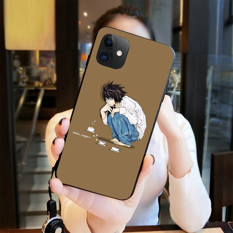 DEATH NOTE L Lawliet Phone Case For iphone 12 11 Pro Max Mini XS Max 8 7 6 6S Plus X 5S SE 2020 XR Cover DEATH NOTE L Lawliet Phone Case For iphone 12 11 Pro Max Mini XS Max 8 7 6 6S Plus X 5S SE 2020 XR Cover