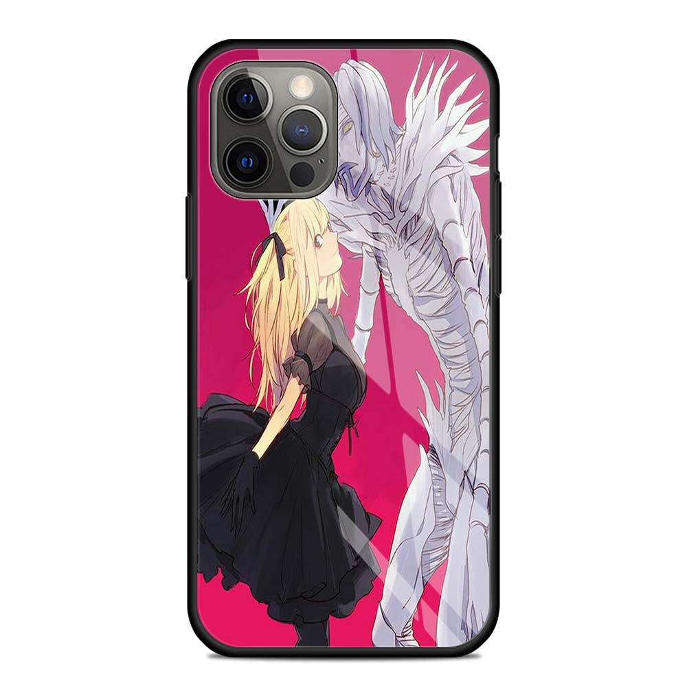 Manga Anime DN Death Note Ryuk Glass Phone Case for iPhone 11 12 Pro XR X 7 8 XS Max 6 6S Plus SE 2020 Cover Shell Coque Capa Manga Anime DN Death Note Ryuk Glass Phone Case for iPhone 11 12 Pro XR X 7 8 XS Max 6 6S Plus SE 2020 Cover Shell Coque Capa