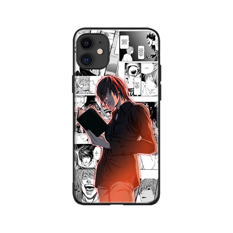 Kira Light Yagami Anime DN Death Note Phone Case Cover Shell For IPhone SE 6 6s 7 8 6sPlus 7Plus 8Plus X XR XS 11 Pro Max