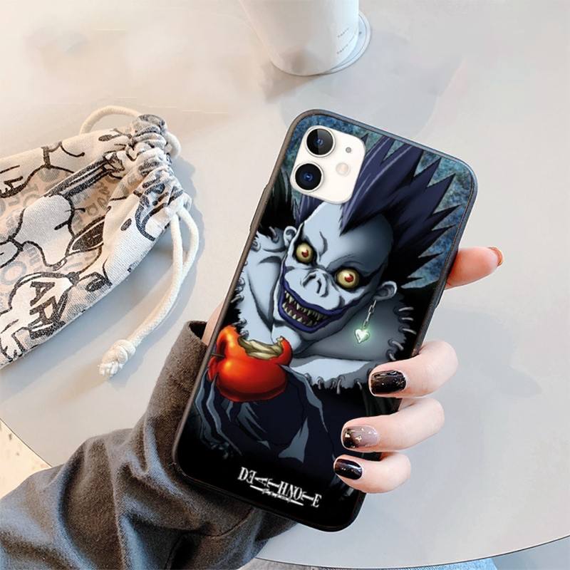 Anime DN Death Note Ryuk kira Soft Silicone Phone Case for iPhone 11 12 pro XS MAX 8 7 6 6S Plus X 2020 XR mini Anime DN Death Note Ryuk kira Soft Silicone Phone Case for iPhone 11 12 pro XS MAX 8 7 6 6S Plus X 2020 XR mini